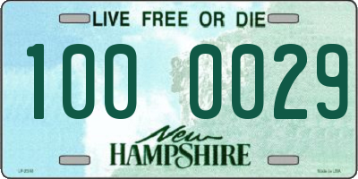 NH license plate 1000029