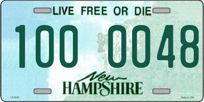 NH license plate 1000048