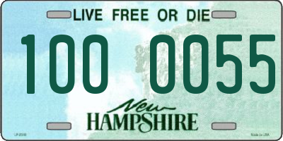 NH license plate 1000055