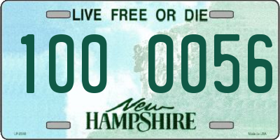 NH license plate 1000056