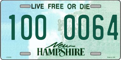 NH license plate 1000064