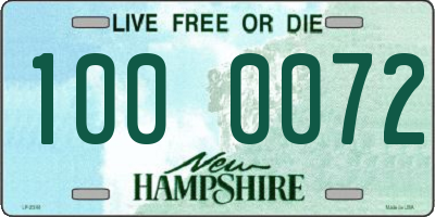 NH license plate 1000072