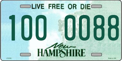 NH license plate 1000088