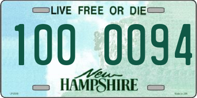 NH license plate 1000094