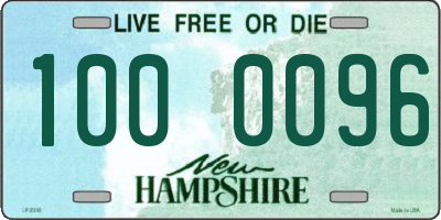 NH license plate 1000096