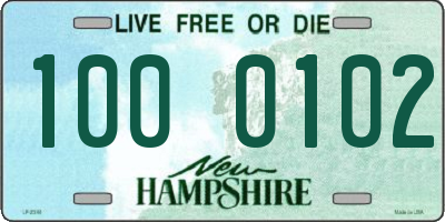 NH license plate 1000102