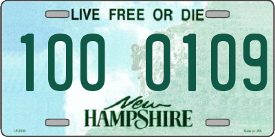 NH license plate 1000109