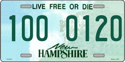 NH license plate 1000120