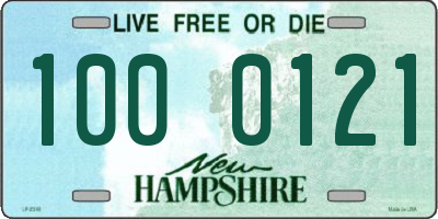 NH license plate 1000121