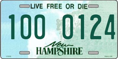 NH license plate 1000124