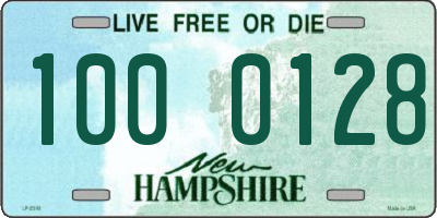 NH license plate 1000128