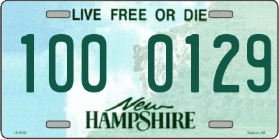 NH license plate 1000129