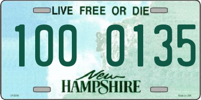 NH license plate 1000135