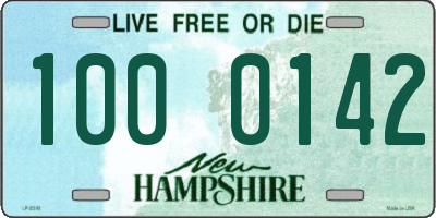 NH license plate 1000142