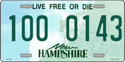 NH license plate 1000143