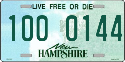 NH license plate 1000144