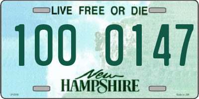 NH license plate 1000147