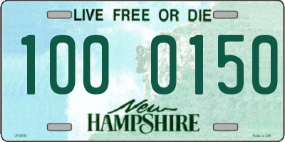 NH license plate 1000150