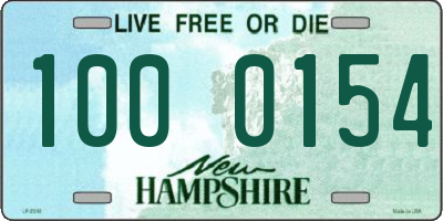 NH license plate 1000154