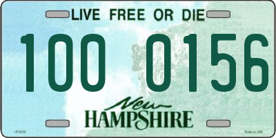 NH license plate 1000156