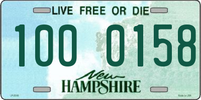 NH license plate 1000158