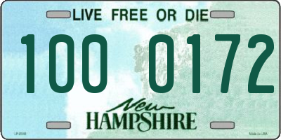 NH license plate 1000172