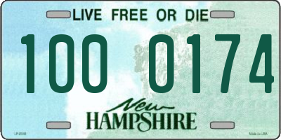 NH license plate 1000174