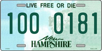 NH license plate 1000181