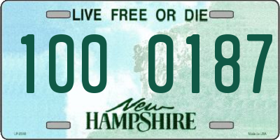 NH license plate 1000187