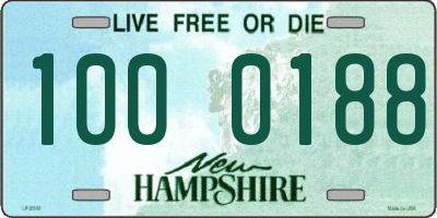 NH license plate 1000188