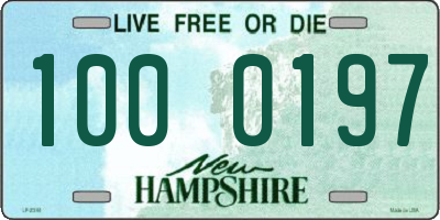 NH license plate 1000197