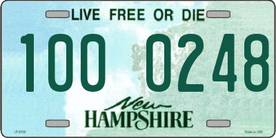 NH license plate 1000248