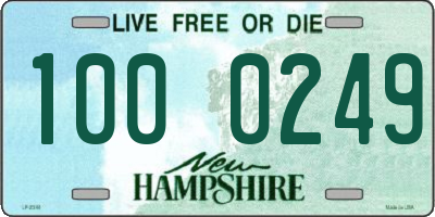 NH license plate 1000249