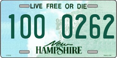 NH license plate 1000262