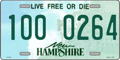 NH license plate 1000264