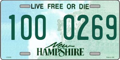 NH license plate 1000269