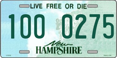 NH license plate 1000275