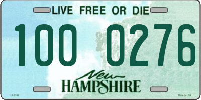 NH license plate 1000276