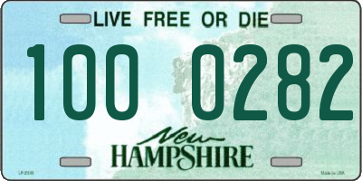 NH license plate 1000282