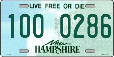 NH license plate 1000286