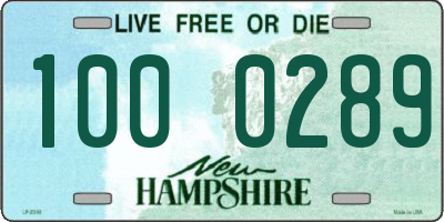 NH license plate 1000289