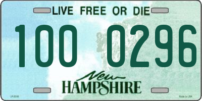 NH license plate 1000296