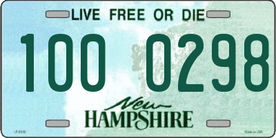 NH license plate 1000298