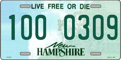 NH license plate 1000309