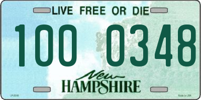 NH license plate 1000348