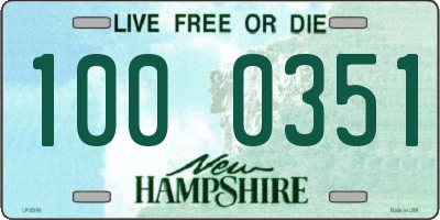 NH license plate 1000351