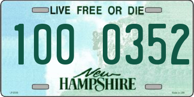 NH license plate 1000352