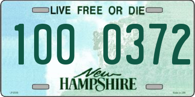 NH license plate 1000372