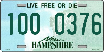 NH license plate 1000376