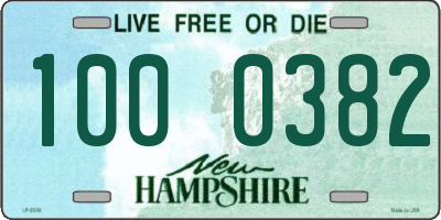 NH license plate 1000382